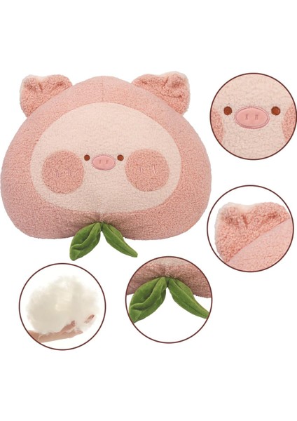 16IN Yumuşak Domuz Anime Peluş Yastık Sevimli Şeftali Domuzcuk Dolması Hayvan Peluş Oyuncak Kawaii Plushies Odası Dekor Çocuklar Erkekler Kızlar Için Noel Doğum Günü Hediyeleri (Yurt Dışından) fırsatları