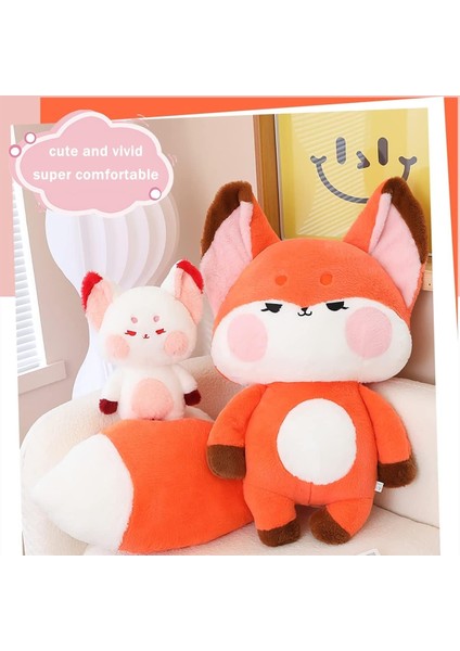 Kawaii Tilki Doldurulmuş Hayvanlar Peluş Yastık, Büyük Kuyruklu Tilki Peluş Oyuncaklar, Çocuk Kız Kız Arkadaşı Için Sevimli Yumuşak Peluşlar Doğum Günü (Turuncu, 23 Inç) (Yurt Dışından) indirimleri