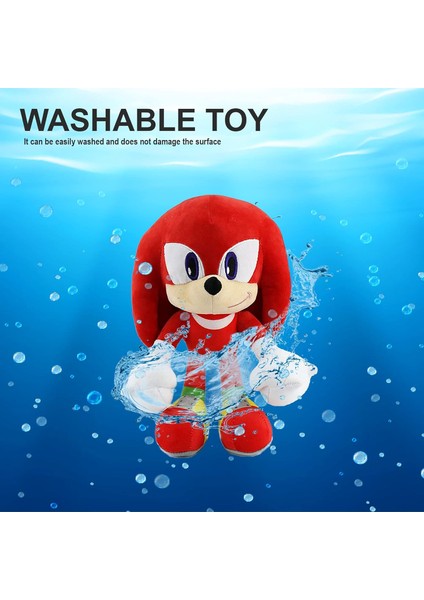 Kırmızı Sonic Knuckles Peluş Oyuncak - 12'' Süper Yumuşak Doldurulmuş Hayvan - Otantik Tasarım - Sonic Hayranları Için Mükemmel -Kız ve Erkek Çocuklar Için Hediye- 12'' (Kırmızı) (Yurt Dışından)