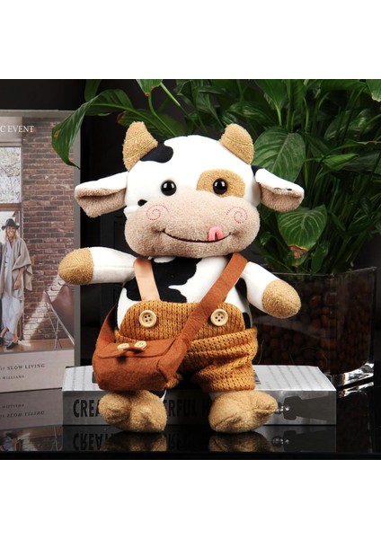 Inek Sığır Doldurulmuş Hayvanlar Peluş Oyuncak 12 "büyük Süt Yastık Yumuşak Sığır Peluşlar Inek Kucaklama Yastık Doldurulmuş Hayvanlar Bebek Bebek Çocuklar Için Çocuk Yetişkin (Yurt Dışından) modelleri