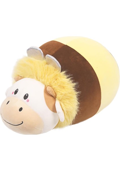 Bulanık Arı Peluş Yastık Dolması Hayvan, Sarı Inek Balarısı Peluş Bebek Yastık, Dolması Boğa Arı Yastık, Çocuklar Için Yumuşak Anime Yastık Oyuncak Hediyeler 14IN (Yurt Dışından)