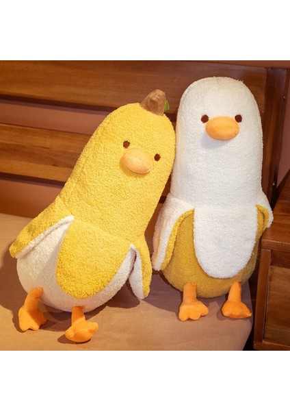 Muz Ördek Peluş Oyuncak, Sevimli Muz Ördek Doldurulmuş Hayvanlar Peluş Bebek Sarılma Uyku Peluş Yastık Erkek ve Kız Hediye Ev Dekorasyonu (19.68'', Beyaz) (Yurt Dışından) fırsatları