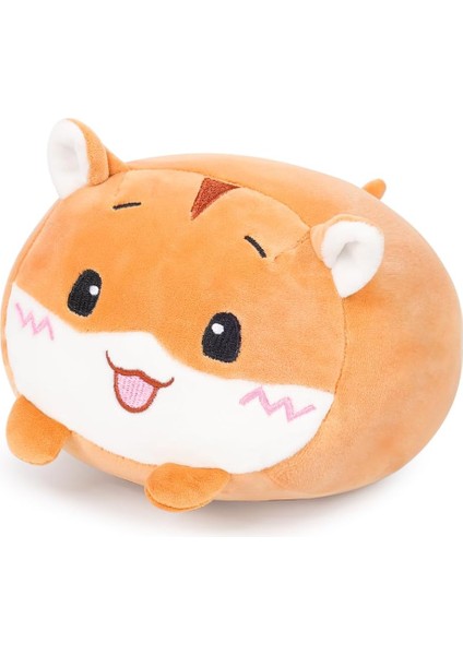 8 Inç Sevimli Sarı Hamster Peluş Doldurulmuş Hayvan Silindirik Vücut Yastık, Süper Yumuşak Karikatür Sarılma Oyuncak Yatak Için Hediyeler, Çocuklar Uyku Kawaii Yastık (Yurt Dışından)