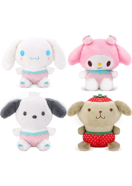 Inç Kwaii Anime Cinnamoroll, Pom Pom Purin Peluşlar, Çocuklar Için Sevimli Peluş Hediyeler, Karikatür Peluş Oyuncaklar, Kızlar Için Doğum Günü Partisi Hediyeleri (4 Adet) (Yurt Dışından) fiyatları