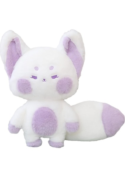 Kawaii Tilki Doldurulmuş Hayvanlar Peluş Yastık, Büyük Kuyruklu Tilki Peluş Oyuncaklar, Çocuk Kız Kız Arkadaşı Için Sevimli Yumuşak Peluşlar Doğum Günü (Mor, 23 Inç) (Yurt Dışından)