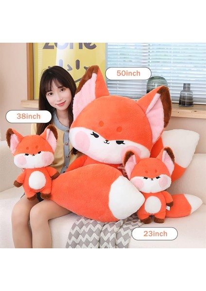 Kawaii Tilki Doldurulmuş Hayvanlar Peluş Yastık, Büyük Kuyruklu Tilki Peluş Oyuncaklar, Çocuk Kız Kız Arkadaşı Için Sevimli Yumuşak Peluşlar Doğum Günü (Mor, 23 Inç) (Yurt Dışından) fırsatları