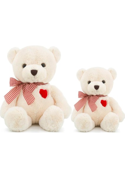 Paket Teddy Bear Kalpli Sevimli Ayılar Doldurulmuş Hayvan Peluş Oyuncaklar Kız Arkadaşı Erkek Arkadaşı Çocuk Için Hediyeler, 20 Inç ve 15 Inç, Bej (Yurt Dışından)