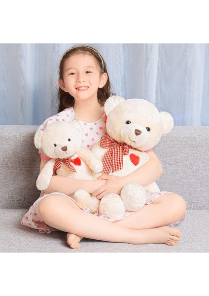 Paket Teddy Bear Kalpli Sevimli Ayılar Doldurulmuş Hayvan Peluş Oyuncaklar Kız Arkadaşı Erkek Arkadaşı Çocuk Için Hediyeler, 20 Inç ve 15 Inç, Bej (Yurt Dışından)