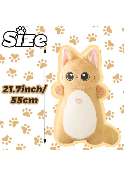 Kedi Peluş Yastık 21 ''uzun Kedi Yastık Sevimli Siyah Doldurulmuş Hayvanlar Peluşlar Kawaii Kedi Vücut Yastığı Peluş Çocuklar Kızlar Için Doğum Günü Hediyesi (Yurt Dışından) modelleri