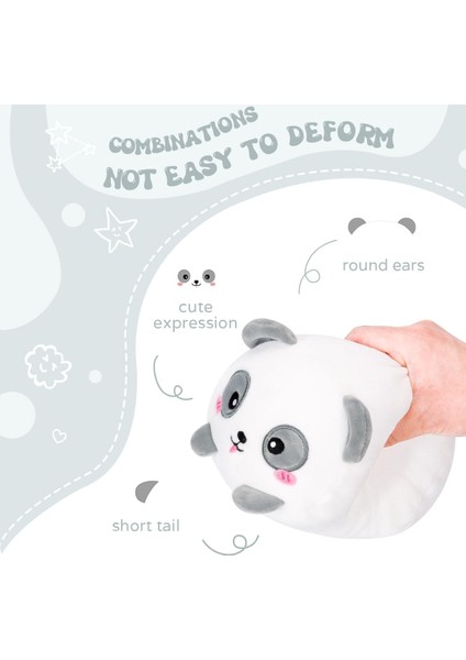 Inç Sevimli Panda Peluş Dolması Squishy Hayvan Silindirik Vücut Yastık, Süper Yumuşak Karikatür Sarılma Oyuncak Yatak Için Hediyeler, Çocuklar Uyku Kawaii Yastık (Yurt Dışından) fırsatları
