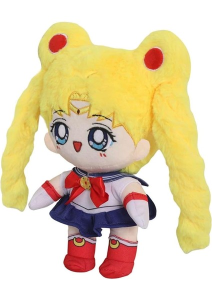 Sailor Peluş Ay Tsukino Usagi Plushie Anime Dolması Hayvan Yumuşak Karikatür Figürü Oyuncak Yastık Yastık Hediye (Sarı) (Yurt Dışından) fiyatları