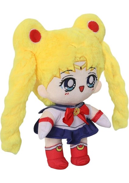 Sailor Peluş Ay Tsukino Usagi Plushie Anime Dolması Hayvan Yumuşak Karikatür Figürü Oyuncak Yastık Yastık Hediye (Sarı) (Yurt Dışından) fırsatları