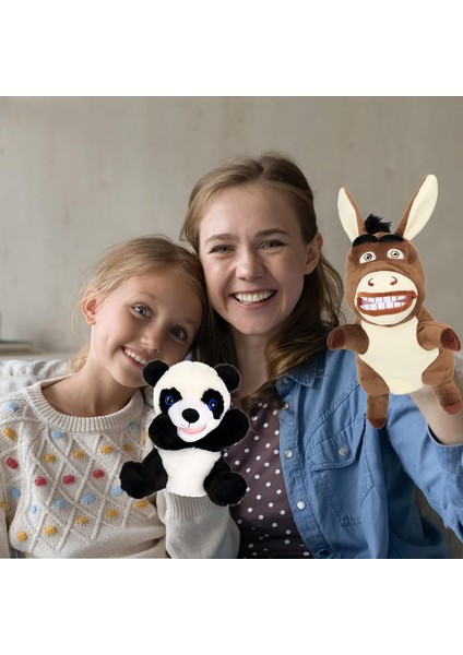 Panda El Kukla Peluş Hayvan Oyuncak Hareketli Ağız ile Rol Oynamak Için Hikaye Anlatımı Okul Öncesi Öğretim Çocuklar Için Doğum Günü Hediyeleri Erkek Kız 9'' (Yurt Dışından) fırsatları