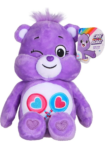 Bear Bean Peluş, 9 Inç, Mor (Yurt Dışından)