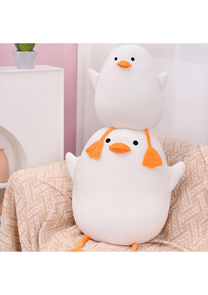 Sevimli Ördek Doldurulmuş Hayvanlar Uyku Yastıkları Hediyeler Kızlar Gençler Için Beyaz Peluş Sarılma Hayvan Süper Yumuşak Oyuncaklar Noel, Sevgililer Günü Hediyeleri (Beyaz, 13.7 Inç) (Yurt Dışından) fırsatları