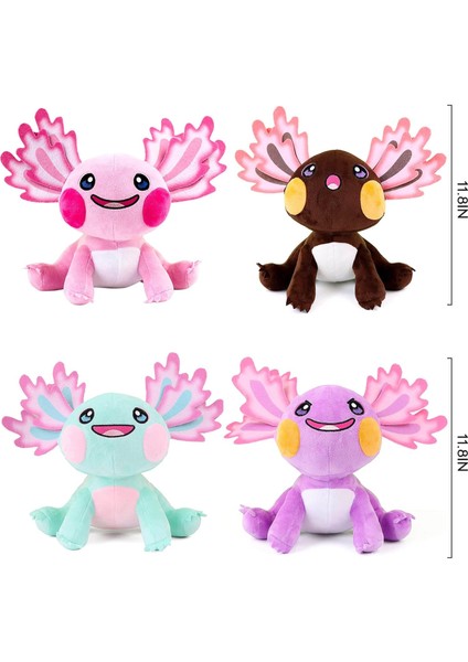 Axolotl Peluş Axolotl Doldurulmuş Hayvan Peluş Oyuncak 11.8 ", Çocuklar ve Hayranlar Için Güzel Karikatür Yumuşak Peluş Bebek Hediyeleri (Pembe) (Yurt Dışından) fiyatları