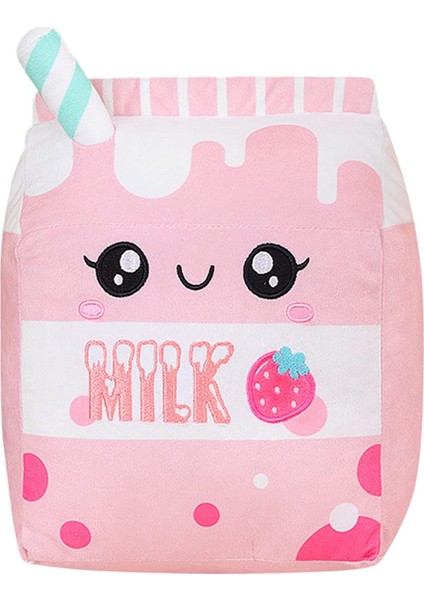 Sevimli Çilek Süt Peluş Yastık Meyve Doldurulmuş Hayvan Oyuncaklar Kawaii Peluş Karikatür Yumuşak Bebek Ev Sarılma Hediyeler Çocuklar Için Pembe 9.8 Inç (Yurt Dışından)