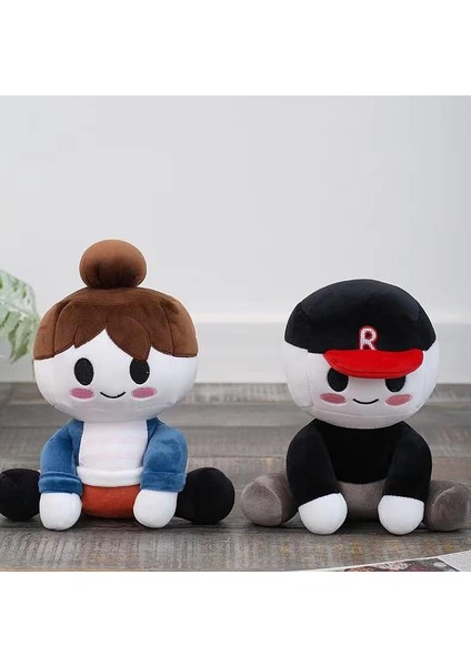 Blox Buddies Peluş 7.8 Inç Blox Buddy Bacon Saç Noob Plushie Pet x Oyuncaklar Dolması Peluş Yastık Dekorasyon (Yurt Dışından)