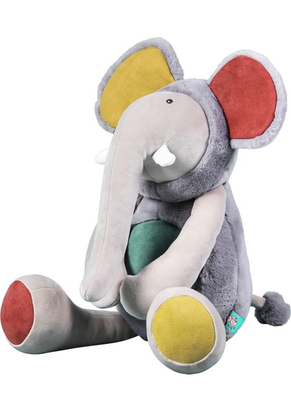 Lovely Supersoft Karft Stil Gri Bebek Fil Peluş, Doldurulmuş Hayvan, Çocuklar Için Sarılma Yatıştırıcı Oyuncaklar, Boyut S 15" (Bebek Fil) (Yurt Dışından)