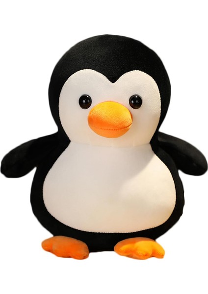 9.8ın Penguen Dolması Hayvan Peluş Sevimli Oyuncak Çocuklar Penguen Severler Için Hediyeler, Siyah (Yurt Dışından)