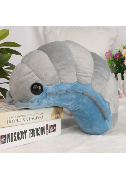 Sevimli Böcek Peluş Oyuncak Solucan Tırtıl Hap Bug Plushie Doll Doldurulmuş Hayvanlar Oyuncak Kızlar Çocuklar Için Arka Yastık Yastık Hediye (Gri, 30 Cm/12 Inç) (Yurt Dışından) modelleri