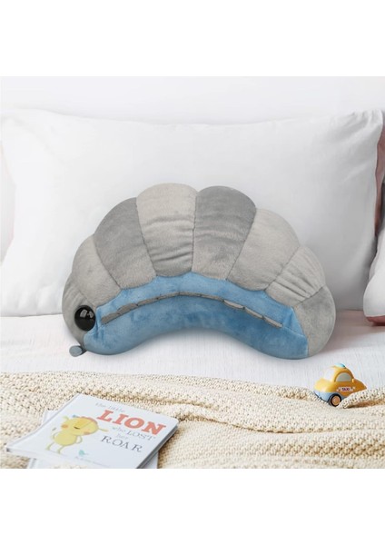 Sevimli Böcek Peluş Oyuncak Solucan Tırtıl Hap Bug Plushie Doll Doldurulmuş Hayvanlar Oyuncak Kızlar Çocuklar Için Arka Yastık Yastık Hediye (Gri, 30 Cm/12 Inç) (Yurt Dışından) fırsatları