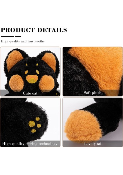 Sevimli Dudu Kedi Peluş Oyuncak, 20.4" Kawaii Kedi Doldurulmuş Hayvan Peluş, Kedi Peluş Vücut Yastığı, Yetişkinler Için Süper Yumuşak Sarılmış Peluş Bebek Doğum Günü Hediyeleri. (Yurt Dışından) modelleri
