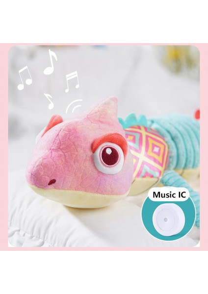 Yumuşak Duyusal Çıngıraklar ve Kırışık Yenidoğan Peluş Karın Zamanı Oyuncakları ile Bebek Müzikal Doldurulmuş Hayvan Oyuncak 6+ Aylık Kız Bebek Hediyesi, Pembe Bukalemun (Yurt Dışından) fiyatları