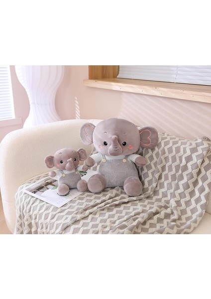 Oyuncaklar Peluş Yastıklar Dolması Fil Sevimli Oyuncak Hediye Tatlı Güzel Fil Peluş Atmak Yastık 32 cm (Yurt Dışından)