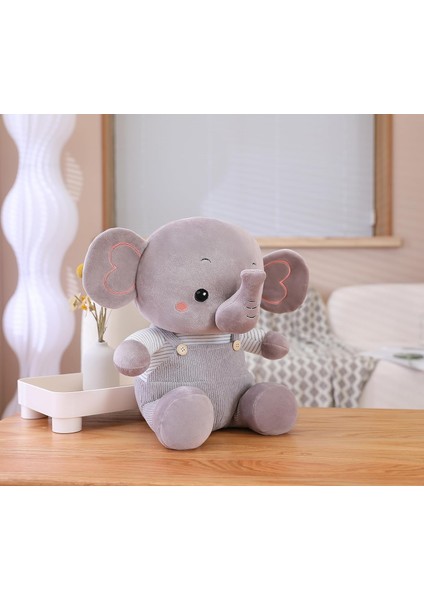 Oyuncaklar Peluş Yastıklar Dolması Fil Sevimli Oyuncak Hediye Tatlı Güzel Fil Peluş Atmak Yastık 32 cm (Yurt Dışından)