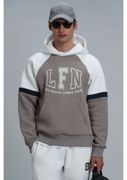 Never Erkek Sweatshirt Bej