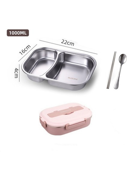 1l Paslanmaz Çelik Gurme Modern Öğle Yemeği Kutusu Bento Öğle Yemeği Kutusu (Yurt Dışından)