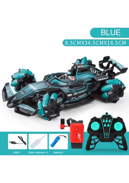 4WD Rc Araba Oyuncak F1 Dublör Drift Araba Yarışı Kiti 2.4g Hareket Uzaktan Kumanda Arabalar Sprey Işık Müzik Oyuncaklar Yetişkinler Için Çocuk Çocuklar (Yurt Dışından)