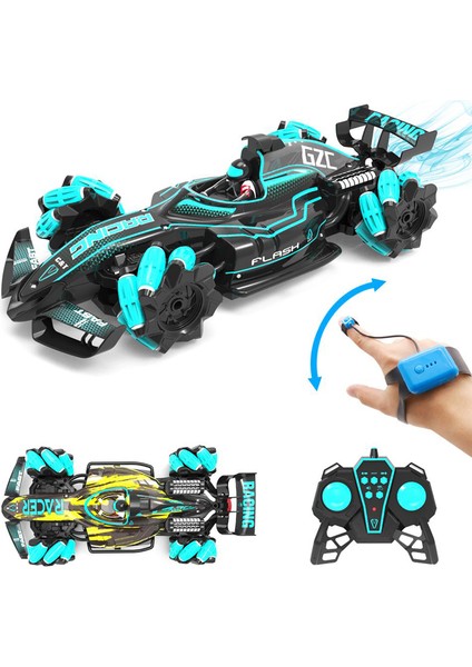 4WD Rc Araba Oyuncak F1 Dublör Drift Araba Yarışı Kiti 2.4g Hareket Uzaktan Kumanda Arabalar Sprey Işık Müzik Oyuncaklar Yetişkinler Için Çocuk Çocuklar (Yurt Dışından) modelleri