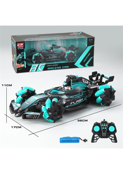 4WD Rc Araba Oyuncak F1 Dublör Drift Araba Yarışı Kiti 2.4g Hareket Uzaktan Kumanda Arabalar Sprey Işık Müzik Oyuncaklar Yetişkinler Için Çocuk Çocuklar (Yurt Dışından) fırsatları