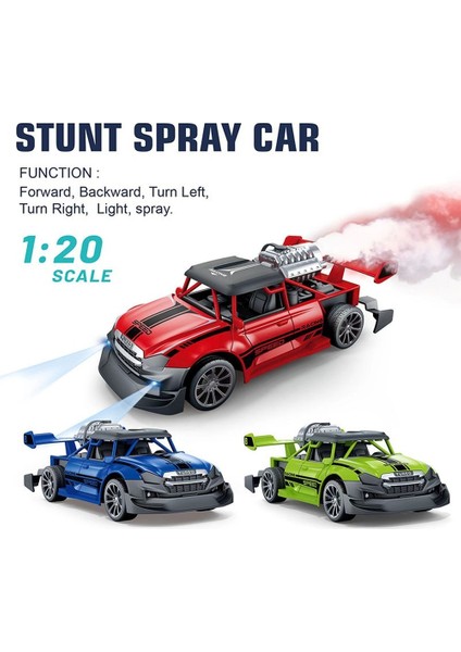 1:20 Rc Araba Uzaktan Kumandalı Araba Yarışı Işık Duman Püskürtme ile Elektrikli Araba Uzaktan Kumanda Drift Oyuncaklar Oyuncaklar Çocuk Için (Yurt Dışından)