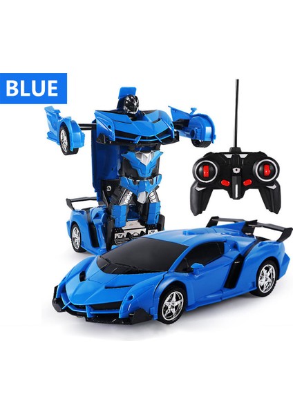 Uzaktan Kumanda Rc Araba Dönüşüm Robotlar Spor Araç Modeli Uzaktan 2 In 1 Deformasyon Araba Erkekler Için Noel Hediyeleri (Yurt Dışından)