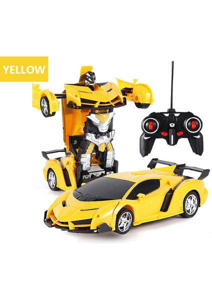 Uzaktan Kumanda Rc Araba Dönüşüm Robotlar Spor Araç Modeli Uzaktan 2 In 1 Deformasyon Araba Erkekler Için Noel Hediyeleri (Yurt Dışından)