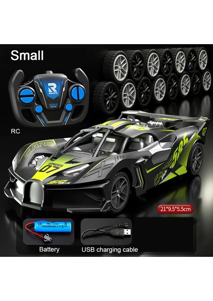 Rc Oyuncak Arabalar Boys Için Uzaktan Kumandalı Yarış Arabaları 4ch Radyo Kontrollü Araç Elektrikli Spor Araba Simüle Model Çocuk Hediye (Yurt Dışından)