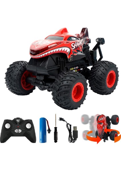 4WD Rc Araba LED Işıkları ile 2.4g Radyo Uzaktan Kumanda Arabalar Off Road Kontrol Kamyonları Boys Oyuncaklar Çocuklar Için (Yurt Dışından)