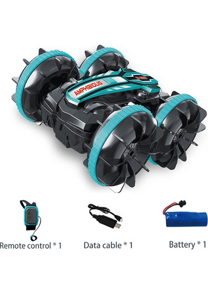 2.4g Amfibi Dublör Uzaktan Kumanda Araç Çift Taraflı Haddeleme Sürüş Yeni Teknoloji Rc Araç Çocuk Elektrikli Oyuncaklar (Yurt Dışından)