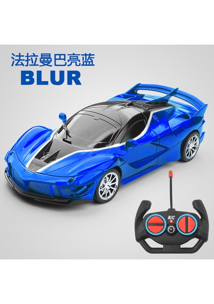 Rc Araba LED Işık 2.4g Radyo Uzaktan Kumanda Arabalar Spor Yüksek Hızlı Sürücü Araba Erkek Oyuncakları Çocuklar Için Noel Hediyesi (Yurt Dışından)