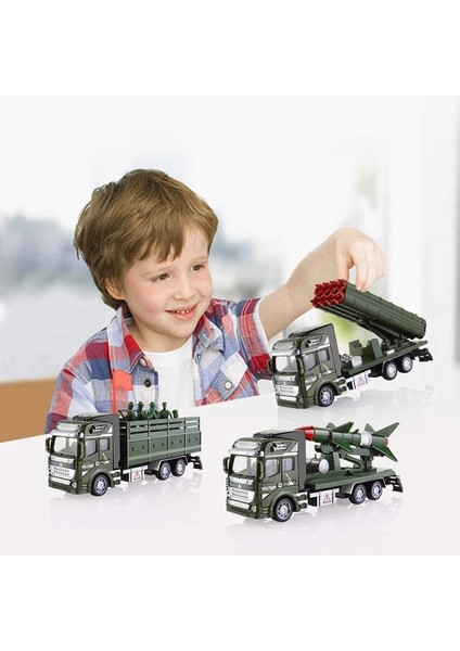 1/48 Alaşım Geri Çekin Döküm Araçlar Oyuncaklar, Askeri Model Kamyon Taşıma Aracı Modeli Oyuncak Arabalar Araba Hediye Erkek Kız Koleksiyonu Için (Yurt Dışından) modelleri