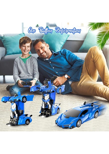 Uzaktan Kumandalı Araba, Çocuk Oyuncakları Için Robot Rc Arabaları Dönüştürme, Tek Tuşla Deformasyonlu 2.4ghz 1:18 Ölçekli Yarış Arabası, 360° Sürüklenme, Erkek Kızlar Için Noel Do (Yurt Dışından) fiyatları
