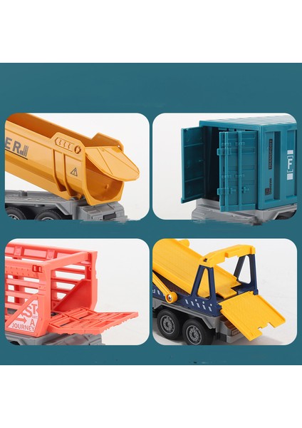 Alaşım Oyuncak Araba Atalet Konteynerli Araba Çekici Araba Modeli (1 Paket) (Alaşım Taşıyıcı Araba (Sarı)) (Yurt Dışından) indirimleri