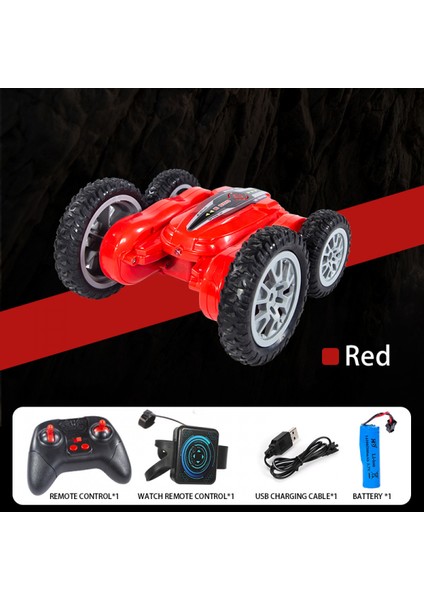 Elektrikli Rc Araba - 2.4g 4WD Rc Dublör Araba, Joystick Kontrolü, Hareket Algılama, 2 Şarj Edilebilir Pil, Erkekler ve Kızlar Için Hediye 6+ (Yurt Dışından)