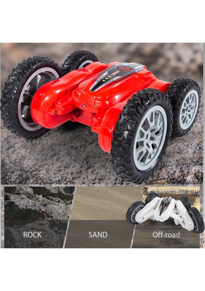 Elektrikli Rc Araba - 2.4g 4WD Rc Dublör Araba, Joystick Kontrolü, Hareket Algılama, 2 Şarj Edilebilir Pil, Erkekler ve Kızlar Için Hediye 6+ (Yurt Dışından)