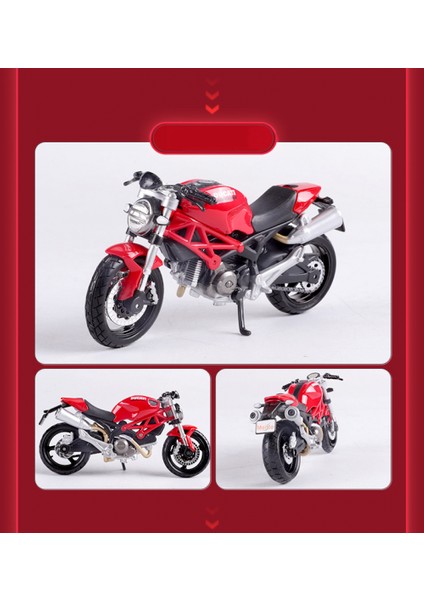 Ducati 696 1:18 Motosiklet Modeli Oyuncak Motosiklet Tabanlı (Yurt Dışından) fiyatları