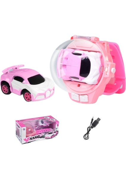 (1 Paket) Araba Izle Oyuncak Elektrikli Yarış Uzaktan Kumandalı Araba Araba Saati (Alaşım Tozu Bugatti (Şarj Edilebilir Versiyon)) (Yurt Dışından)
