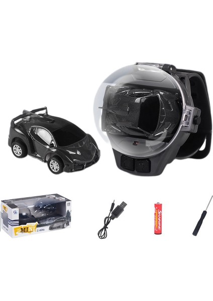 (1 Paket) Araba Saati Oyuncak Elektrikli Yarış Arabası Uzaktan Kumandalı Araba Araba Saati (Alaşım Gri Rambo (Şarj Edilebilir Versiyon + 7. Pil + Tornavida)) (Yurt Dışından)